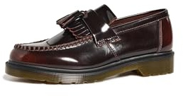 Dr. Martens Unisex Adults Adrian Slip-on Loafer, Red (Burgundy), 4 UK (37 EU)
