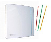 Aérateur axial ultra-silencieux SILENT 100 CRZ DESIGN avec clapet anti retour. tempo réglable 1 à 30mn 403501