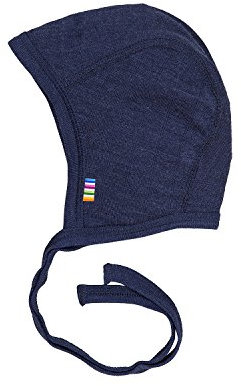 Joha Mütze - Wolle/Seide - Dark Blue - Unisex-Erwachsene - Beanie - Hut - Mütze