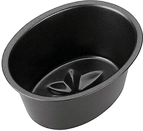 IBILI 824600 Moka Set de 2 Moules à Aspic Acier Noir 18,5 x 12 x 4,5 cm