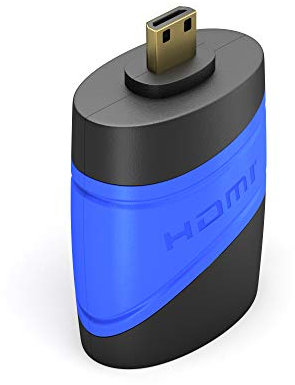 KabelDirekt – Micro HDMI Adapter (High Speed HDMI mit Ethernet, 4K Ultra HD, 3D, Full HD, 1080p, HDR, ARC, PS4/PS5, Xbox, HDTV) – TOP Series