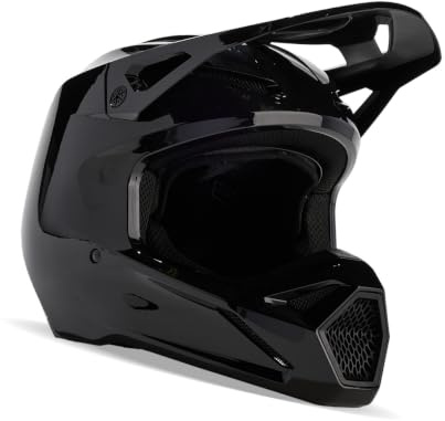 Fox Racing V1 Solid Cascos, Adulto Unisex, Negro, S