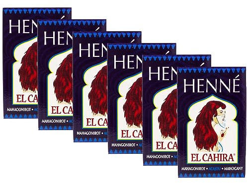 Henna El Cahira Mahagonirot 6er Set á 85 g