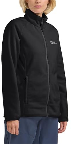 Jack Wolfskin Damen Moonrise Fz W Fleece-Jacke, Schwarz, 3XL EU