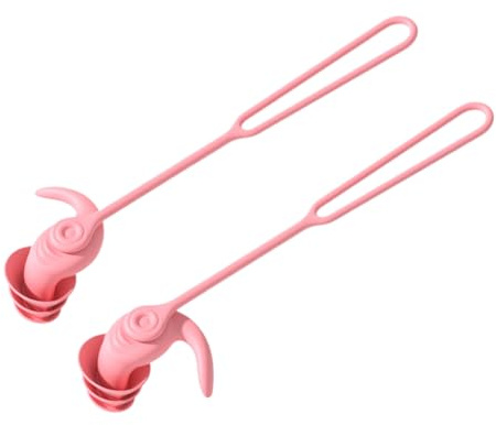 Tappi per le orecchie da nuoto in silicone - Blocca acqua riutilizzabili, design morbido per la riduzione del rumore, vestibilità comoda e impermeabile | Tappi per le orecchie per la protezione 'u