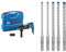 Bosch Professional Bohrhammer GBH 2-28 F (SDS-plus-Wechselfutter, 13 mm Schnellspannbohrfutter, Handwerker-Koffer) + 5x Expert SDS plus-7X Hammerbohrer Set (für Stahlbeton, Ø 6-10 mm, Zubehör)