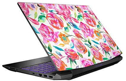 Head Case Designs Officially Licensed Ninola Summer Roses Floral 2 Vinyl Sticker Skin Decal Cover Compatible With HP Pavilion 15.6 15-dk0047TX