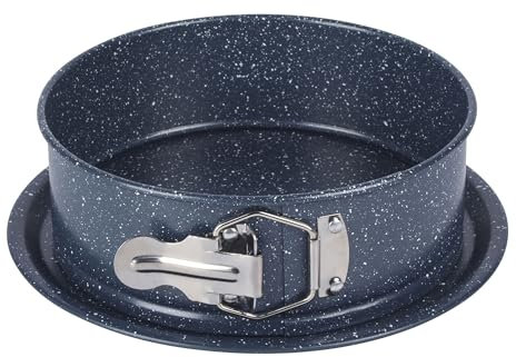 Russell Hobbs RH03419EU7 Nightfall Stone - Stampo antiaderente da forno da 18 cm, piastra rotonda in acciaio al carbonio, stampo per torte facile da staccare, senza PFOA