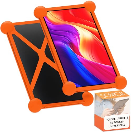 Funda Tablet 10 Pulgadas Universal de 10 (Naranja)
