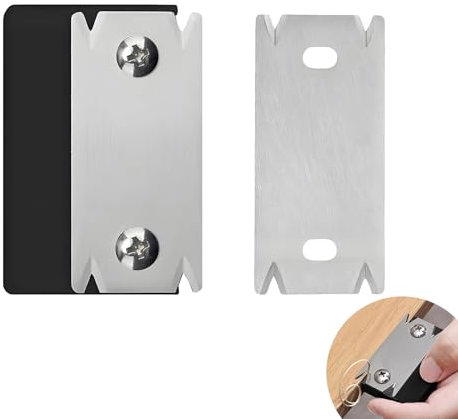 ZIJANG Araseur de Chant, Portable Coupe-Bordures en Bois, Antidérapant Raboteuse de Bordure, Noir Araseur-Chant pour Bois, Outil de Travail du Bois avec Lames de Rechange, pour Bois, PVC, ABS