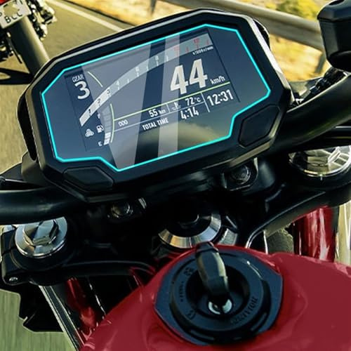 HFSWWLKJ Proteggi Schermo Compatibile con Kawasaki per Z500SE per Ninja 500 SE 2024 2 Pezzi Pellicola Protettiva per Cruscotto Moto Pellicola Protettiva per Pannello Strumenti
