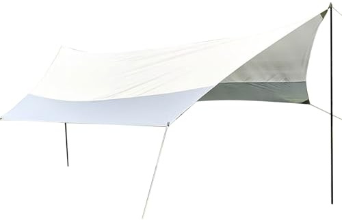 Strand skugga baldakin | 5,2 x 4,5 m utomhus regntätt skydd, utomhus markis skydd, för utomhus strand picknick camping trädgård uteplats gräsmatta