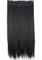 CAISHA 70cm Clip In Extensions Lara Haarverlängerung Haarteil Glatt Schwarz C51a
