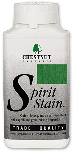 CHESTNUT PRODUCTS SSGRE500 Wood Spirit Stain Green, 500ml