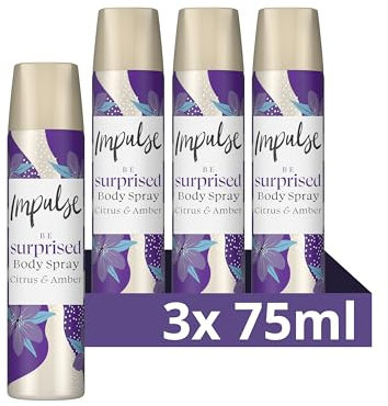 Impulse Deospray Be Surprised ohne Aluminium 75 ml, 3er Pack (3 x 75 ml)