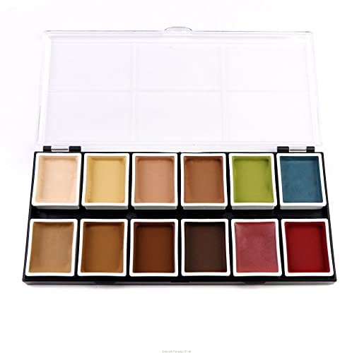 Alcohol-based bodyPainting - Skin Illustrator FX - 12x Skin colors (12x8g)