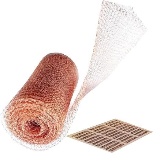 Eivdru Bande de cuivre contre les escargots, filet en cuivre, collerette anti-limaces, clôture anti-limaces en cuivre, 12,7 cm x 9 m, protection contre les escargots, plate-bande surélevée pour