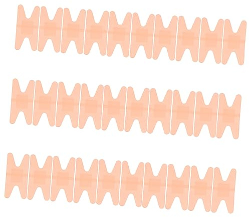 COLLBATH Apósito Transpirable para Heridas 30 Piezas Banda Adhesiva Elástica para Primeros Auxilios Cuidado Seguro Dedos Cuerpo sin Adherencia