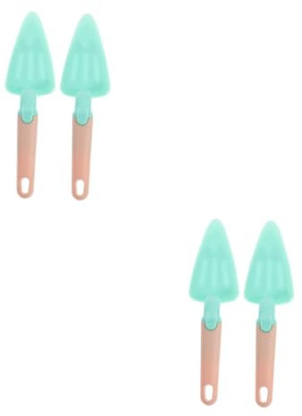 POPETPOP 4pezzi Spatole Per Pizza e Torte Con Manico Comodo Taglierine Rimovibili Per Dolci e Pizza Utensili Multifunzionali Con Design Per Appendere Colori Casuali