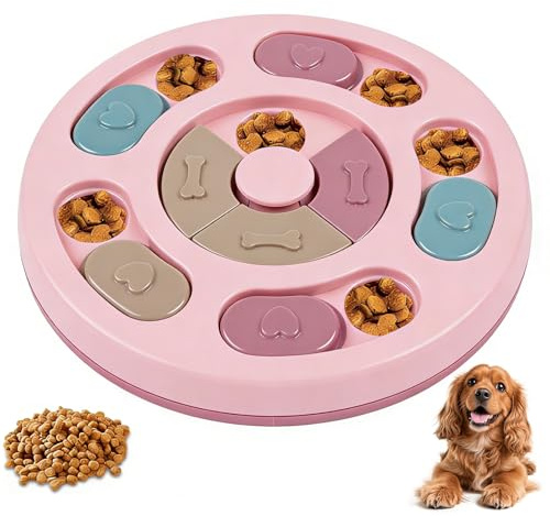 Giocattolo intelligente per cani, giocattolo per cani, giocattolo per gatti, intelligenza, giocattolo da mangiare per cani, lavabile, giocattolo per cani e gatti, rallentare interattivo, mangiare