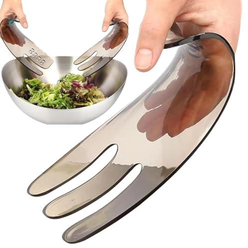 Pinze da insalata leggere, utensili da portata versatili, strumento da cucina affidabile, accessorio funzionale per la manipolazione degli alimenti, per cucinare feste, bar, salumi, buffet