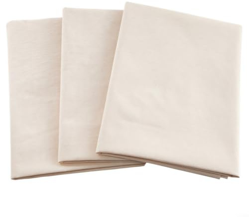 3 paños de algodón 90 × 90 cm – Paños de filtro reutilizables para cocinar, tamizar yogur, vino, harina, prensas, paños de cocina, caqui, paño multifunción