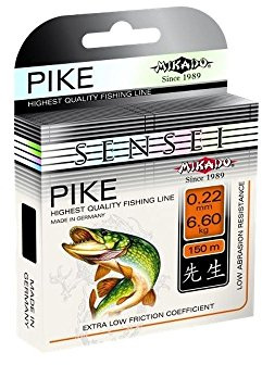 150m sehr strapazierfähige Angelschnur Hechtschnur MIKADO PIKE Ø 0,22mm / 6,60kg