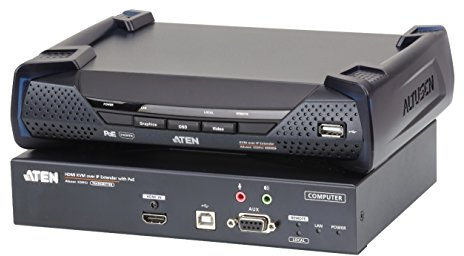 Aten KE8952T 4K USB HDMI IP KVM Extender with PoE Transmitter Black
