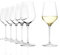 Stölzle Lausitz STARlight Set di 6 Bicchieri da Vino Bianco 410ml - Lavabile in Lavastoviglie, Antiurto - Bicchieri di Cristallo