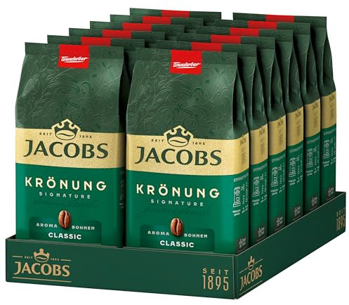 Jacobs Krönung Aroma-Bohnen Classic , Kaffee Ganze 12er Pack (12 x 500 g)