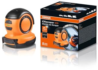 OSRAM ICEscraper 010, raschiaghiaccio Elettrico Ricaricabile per Parabrezza, rimozione del Ghiaccio, Senza Fili, Portatile, accensione/spegnimento Automatici, attivazione Touch