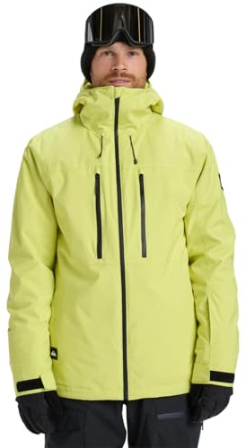 Quiksilver Giacca da Snow Sycamore Solid 20 K, Colore: Giallo S