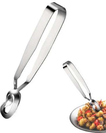 Pinze per lumache - Forchette per frutti di mare lumaca | Pinze da pranzo per lumache | Pinzette da cucina per | Pinze per lumache in acciaio inossidabile Pinze da cucina | Pinze
