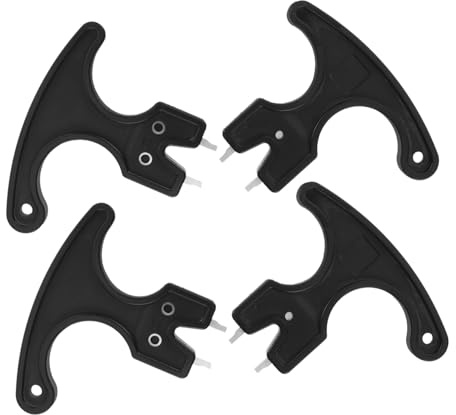 Abaodam 4 piezas Llaves para Clavos de Zapatos de Golf Herramienta Portátil para Reemplazo Rápido de Tacos con Pines Ajuste Preciso y para Zapatos de Golf