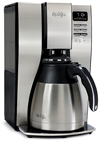 Mr. Coffee BVMC-PSTX95 10-Cup Optimal Brew Thermal Coffee Maker, Stainless Steel