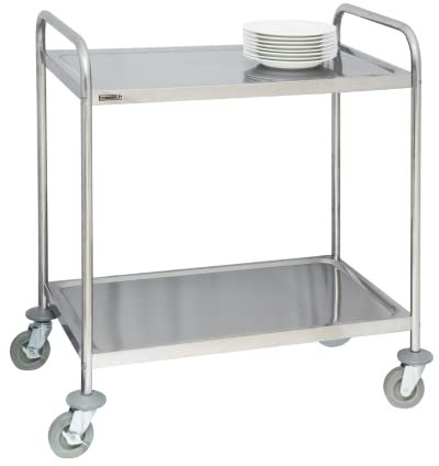 Casselin CCI2 - Chariot en INOX 2 Plateaux
