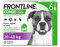 FRONTLINE Combo Chien - Anti Puces, Anti-Tiques - Protège L'Habitat, Élimine Puces Pendant 8 Semaines/Tiques Pendant 4 Semaines - Pour Chien 20 à 40 kg - Fabriqué En France - 6 Pipettes