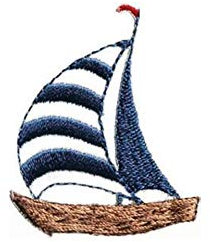 Mono-Quick Bügelsticker - Segelboot