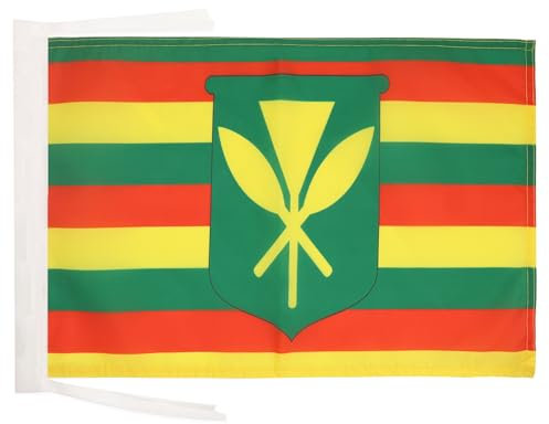Drapeau Hawaii Kanaka Maoli 45x30cm - PAVILLON hawaïen kanak 30 x 45 cm haute qualité - AZ FLAG