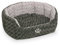 Nobby Komfort Bett oval SEOLI dunkelgrau / hellgrau L x B x H: 65 x 57 x 22 cm