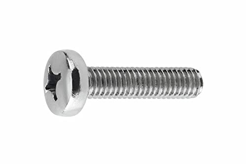 Index T9850610Z - Tornillo rosca metrica DIN-7985 cabeza alomada huella philips zincado M6 x 10