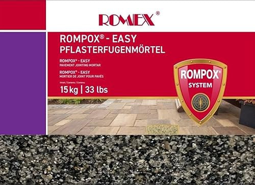 Romex Rompox Spitzmörtel, Basalt, 15 kg