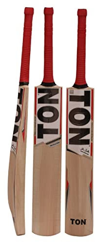 SS Sunridges Cricketschläger Ton Revolution Kaschmir-Weide, kurzer Griff, mit Sonnenbrille-Abdeckung, geeignet zum Spielen mit Lederball, normalem Korkball oder schwerem Tennisball