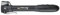 SKS GERMANY TWINJEX Minipumpe, Luftpumpe Fahrrad, inkl. Pumpenhalter (Kunststoff, Ventilanschluss:AV, SV, DV und MULTI VALVE, Druck max.: 10 bar / 144 PSI, Staubschutzkappe, Teleskopfunktion), Schwarz, Länge: 252 mm, 11044