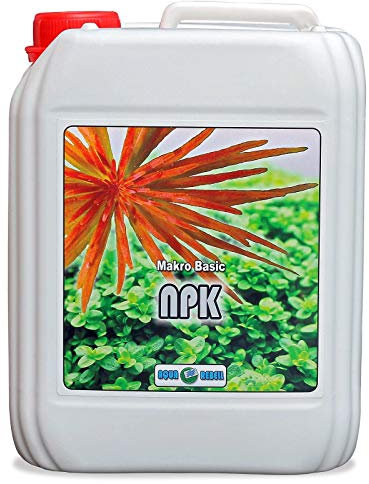 Aqua Rebell ® Makro Basic NPK Dünger - 5 Literflasche - optimale Versorgung für Ihre Aquarium Wasserpflanzen - Aquarium Dünger speziell für Wasserpflanzen entworfen