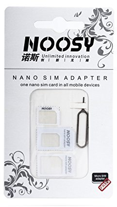 Noosy Nano-SIM Kit, paq. de 3 adaptadores