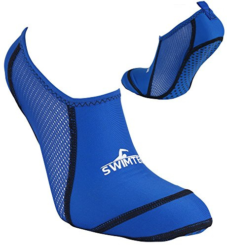 Swimtech Unisex-Youth K-rey-sta3101r Pool Socks Junior, Blue, 1/4 UK, Blue