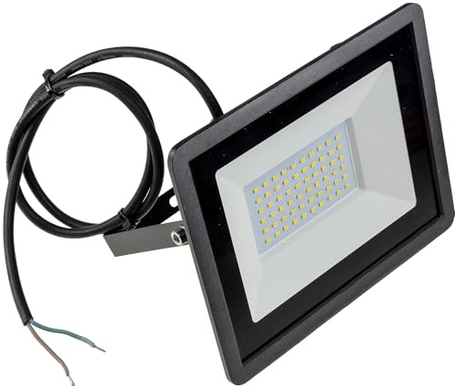 ChiliTec 12V - 24V LED Scheinwerfer Fluter 48Watt Flutlicht Aussenstrahler - Beleuchtung Camper Wohnmobil Neutralweiß