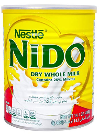 NiDO Nido Nestle Milk Powder, Imported, (400 Gm), Ounce Can