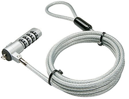 Lindy 20980 - Cable antirrobo (Acero inoxidable, Cerradura con combinación, Acero, 1,8 m)